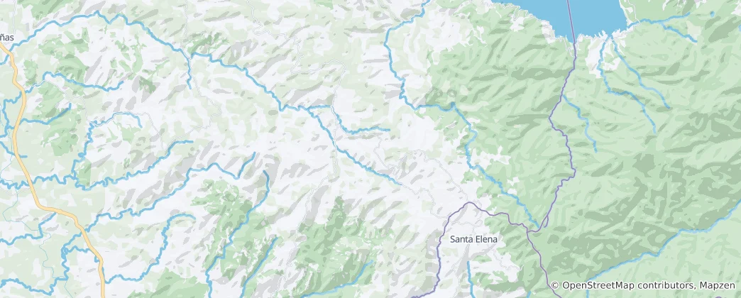 Map of Quebrada Grande