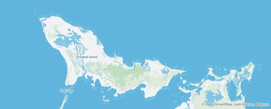 Mapa Crooked Island