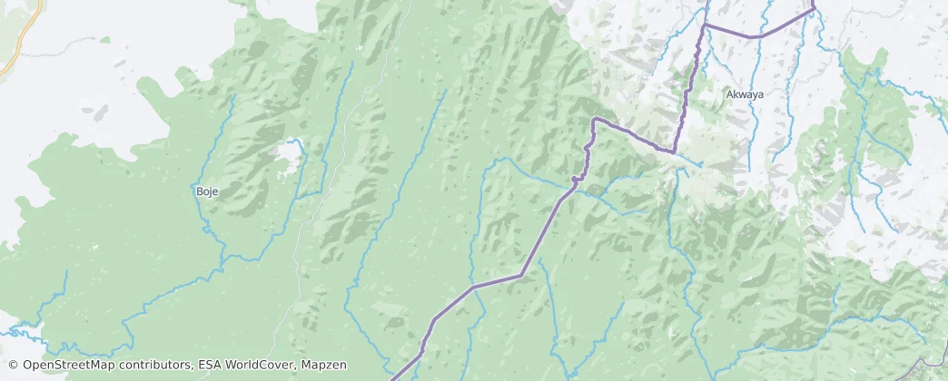 Cross River National Park - Okwangwo Division — Map