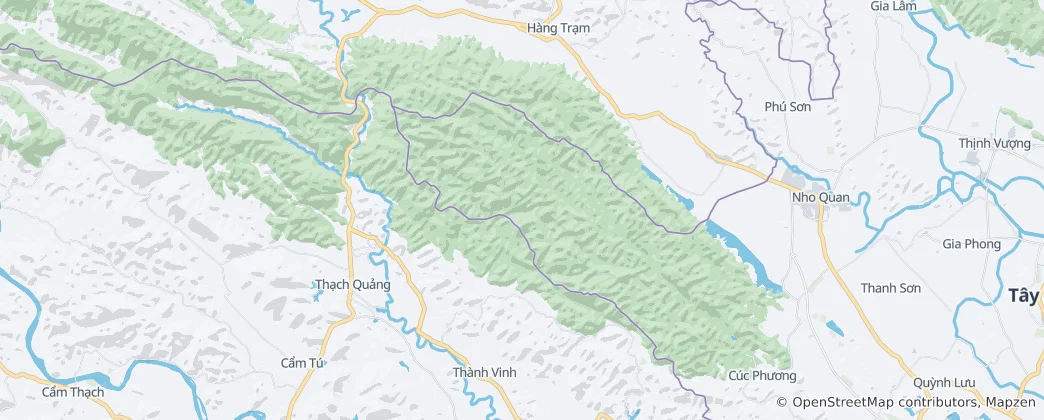 Mapa Cuc Phuong National Park