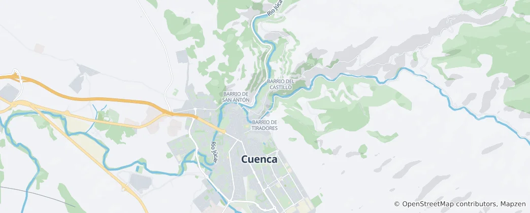 Map of Cuenca