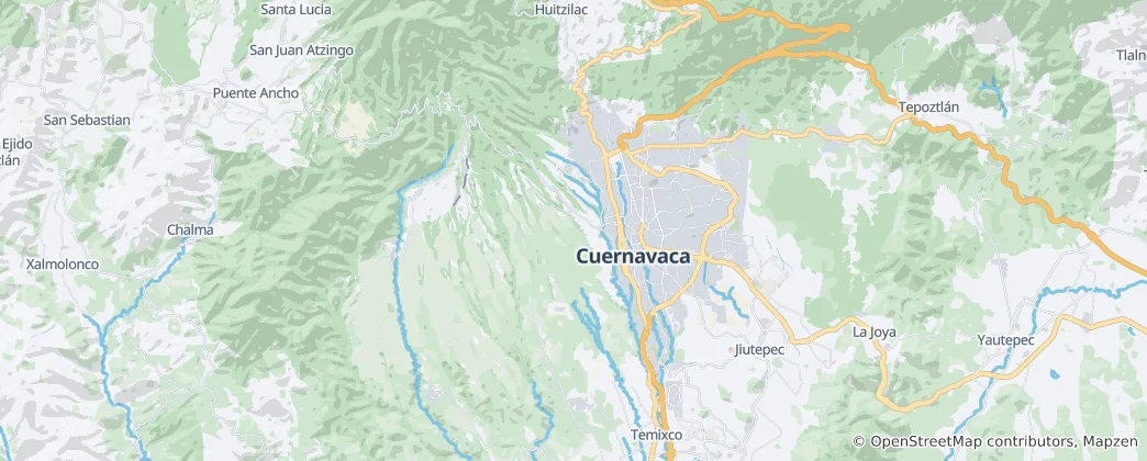 Mapa De Municipio de Cuernavaca
