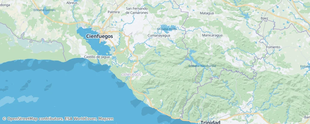 Cumanayagua – Mapa