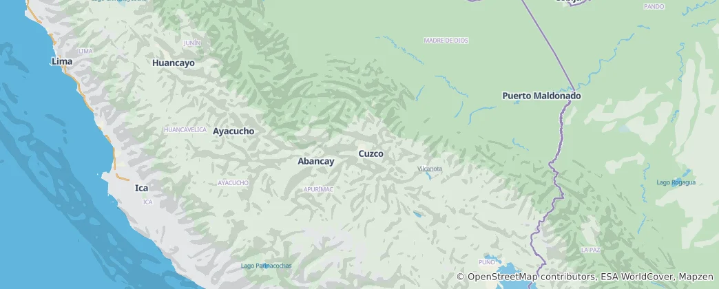 Mapa Cuzco