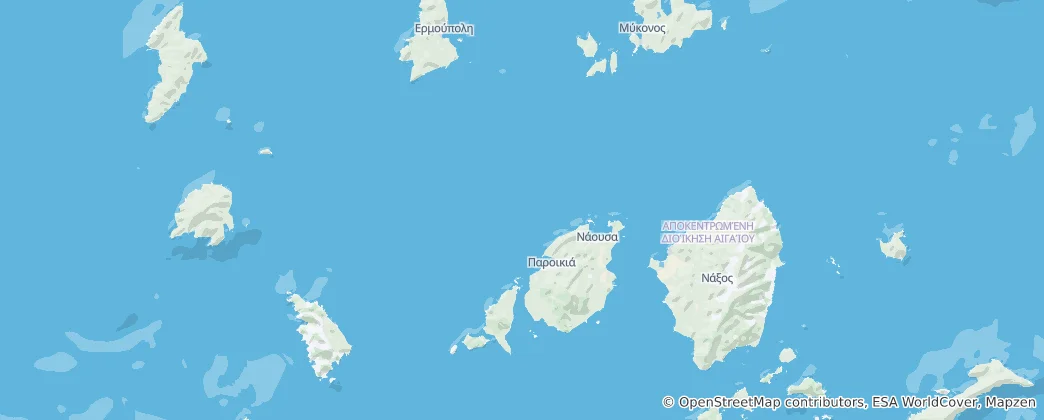 Mappa di Cicladi