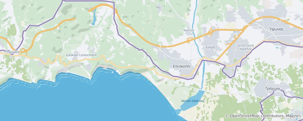 Karte von Episkopi Lemesou