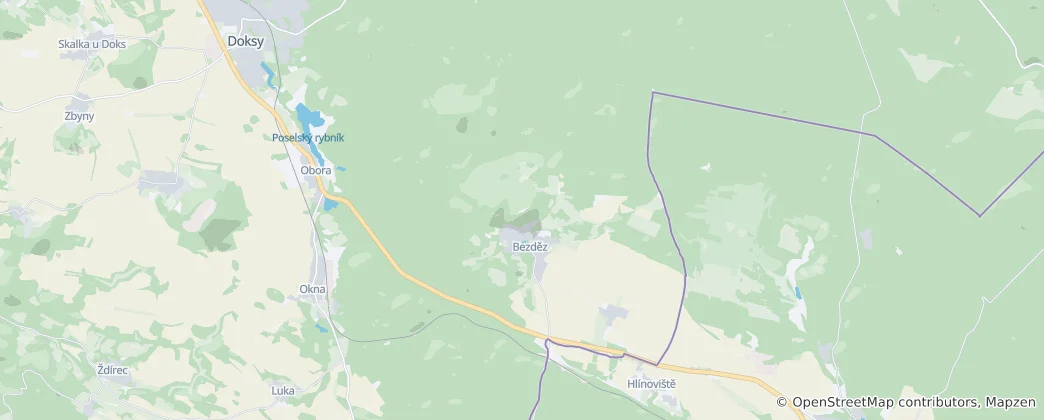 Map of Bezděz