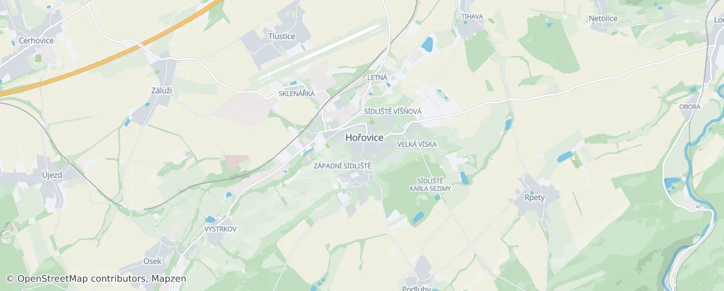 Hořovice — Harita