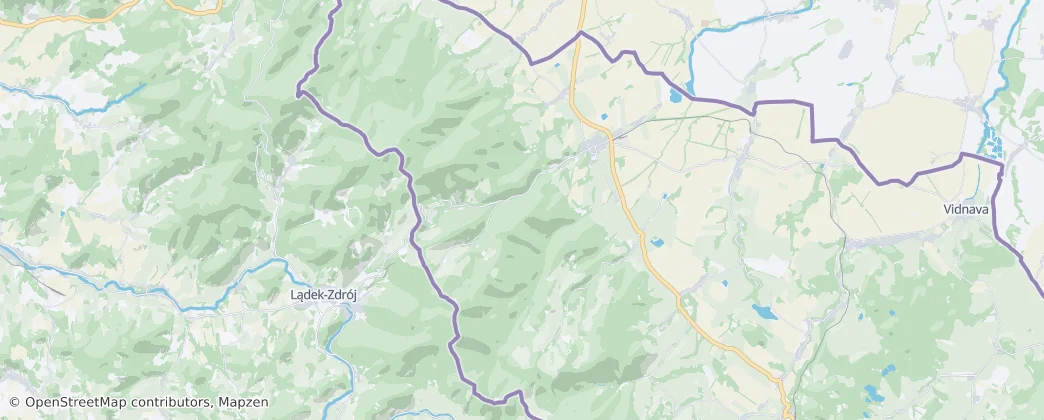 Javorník — 地图