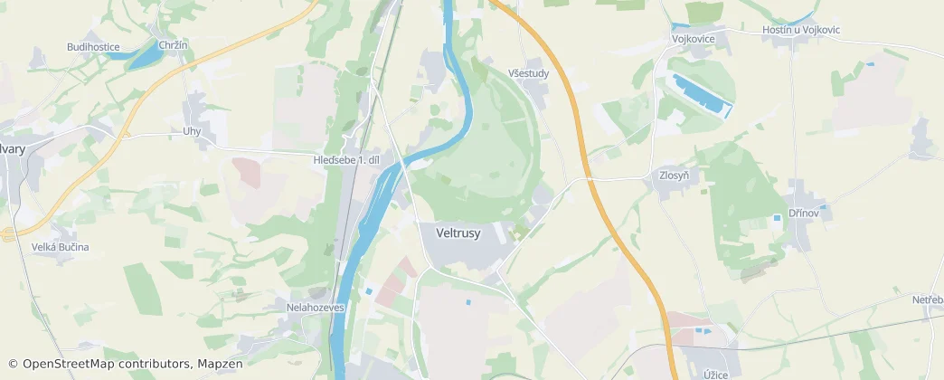 Veltrusy — Kaart
