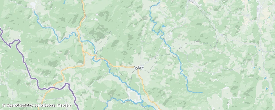 Volary — Map