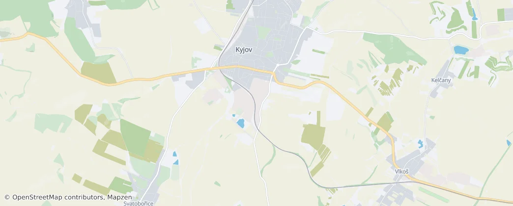 Kyjov — Mappa