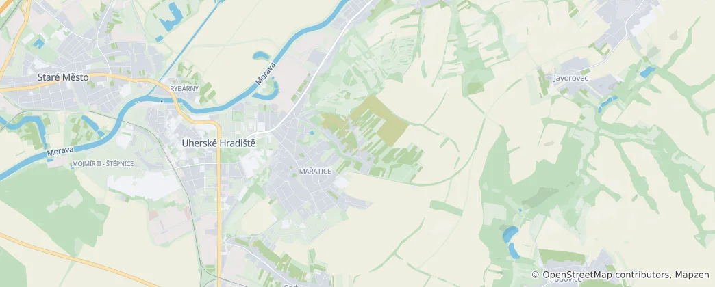 Mapa Mařatice