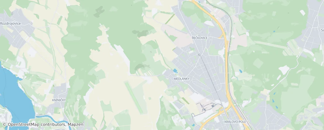 Brno-Medlánky Haritası