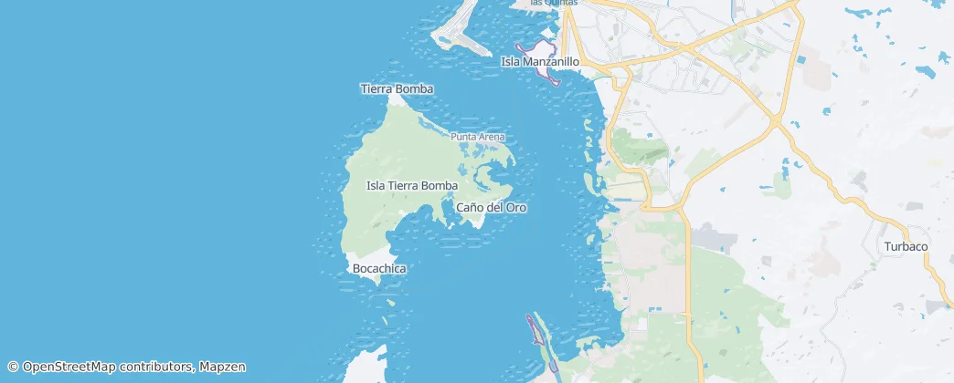 Bahía de Cartagena — Map