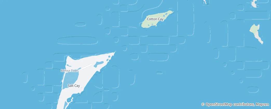 Map of Turks Islands
