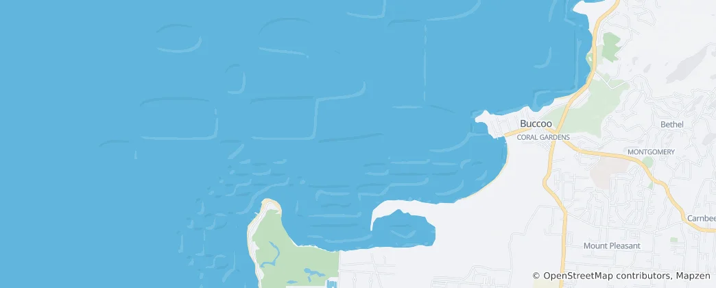 Map of Bucco Reef