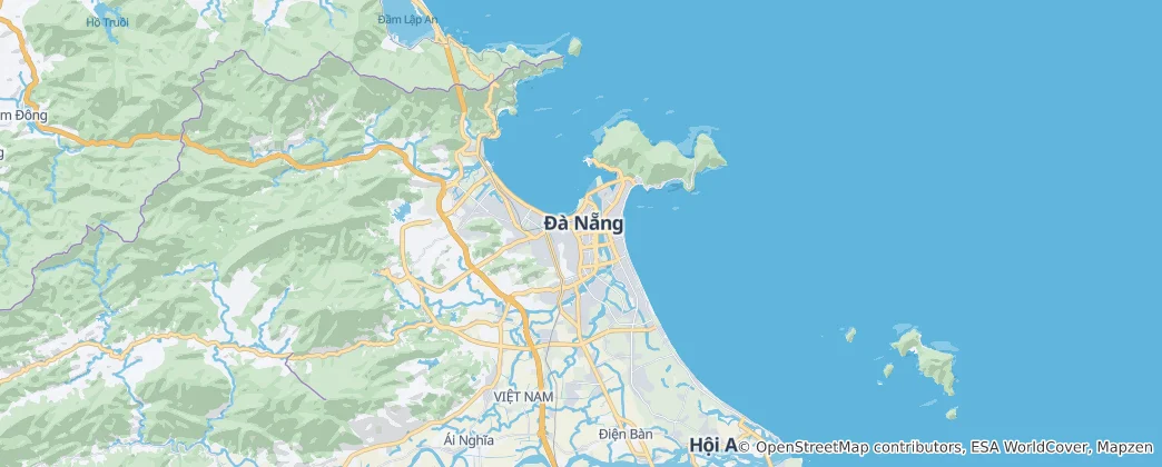 Map of Da Nang