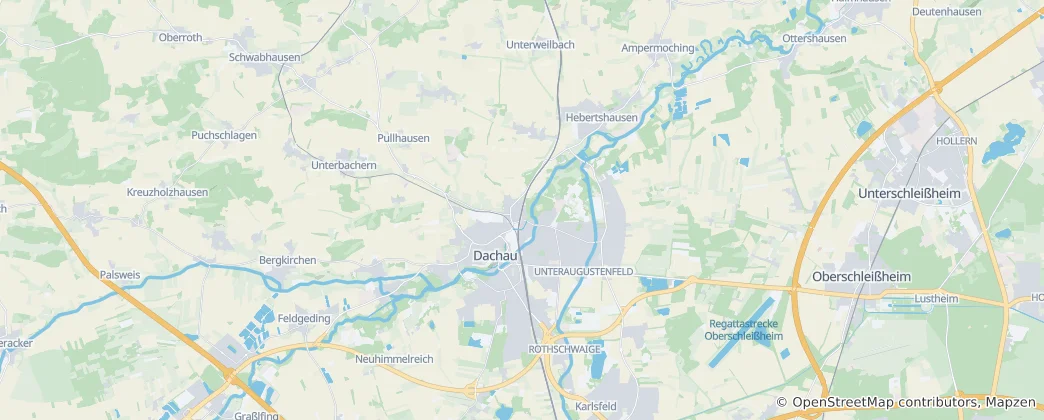 Carte de Dachau