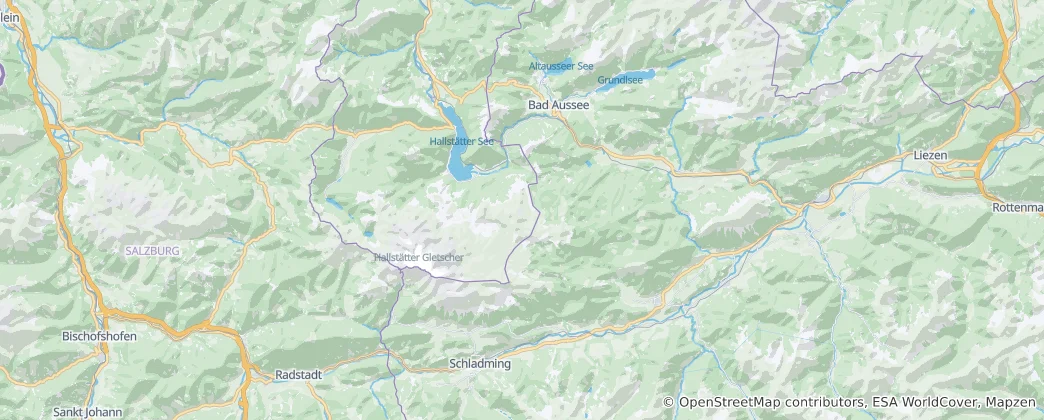 Mapa Dachstein