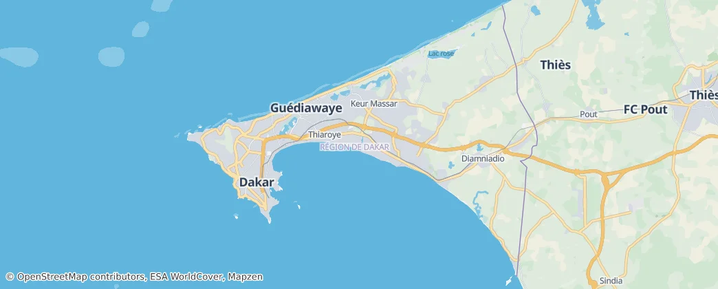 Dakar — Map