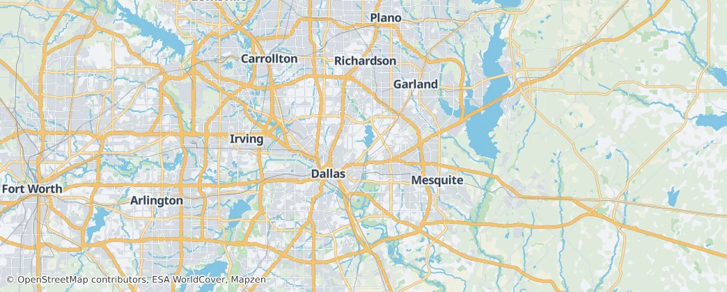 Dallas – Mapa