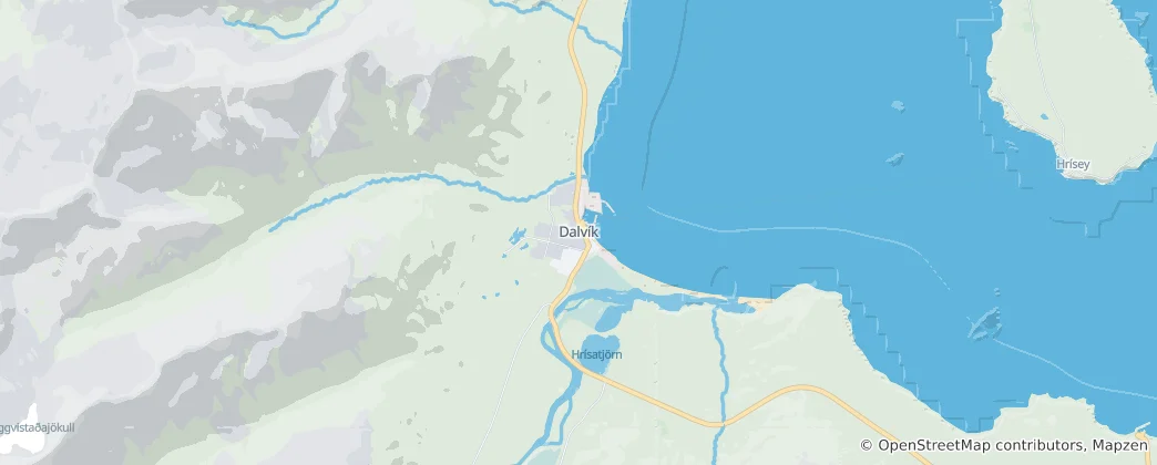 達爾維克 地图