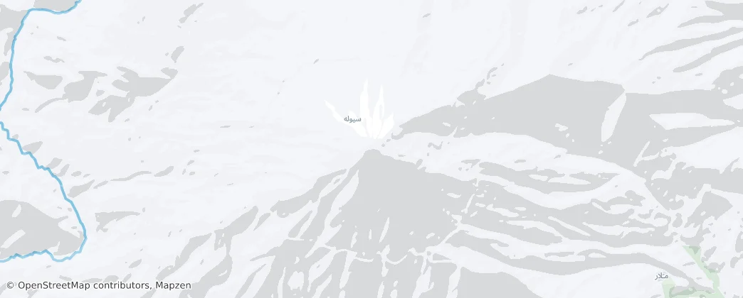 Damavand Peak National Natural Heritage — Térkép
