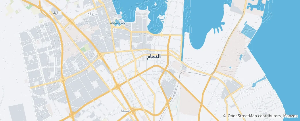 Map of Dammam