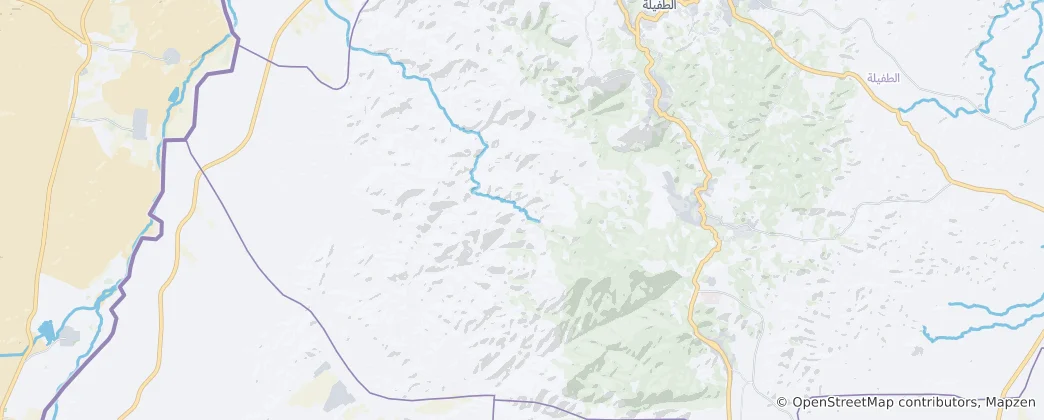 Mappa di Riserva della biosfera di Dana