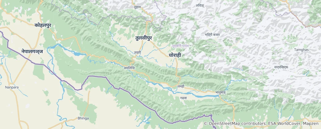 Dang District Haritası