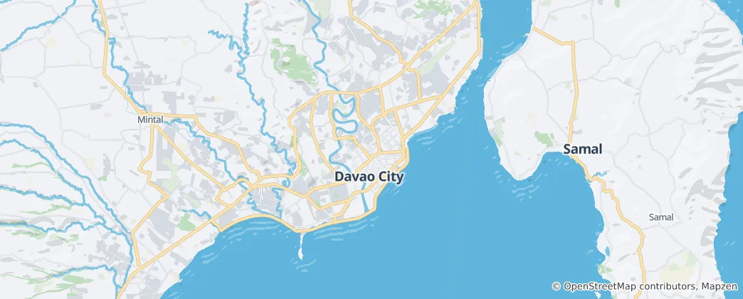Map of Davao City
