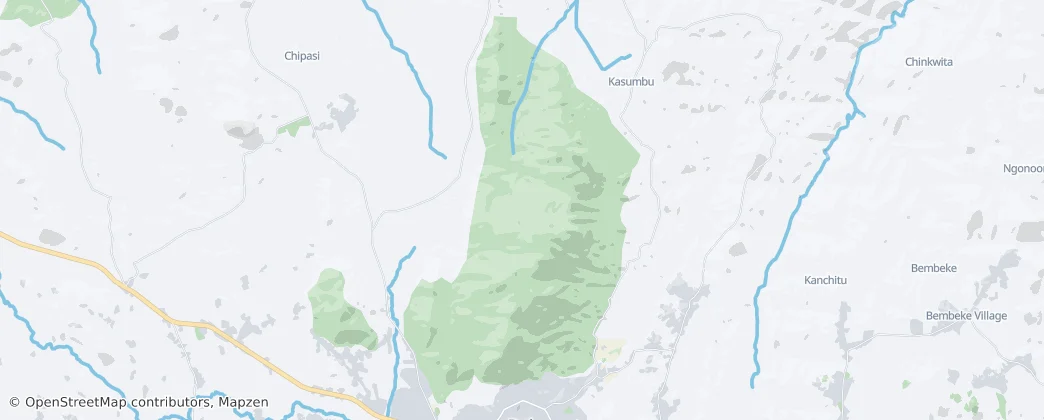 Dedza Mountain Forest Reserve — Map