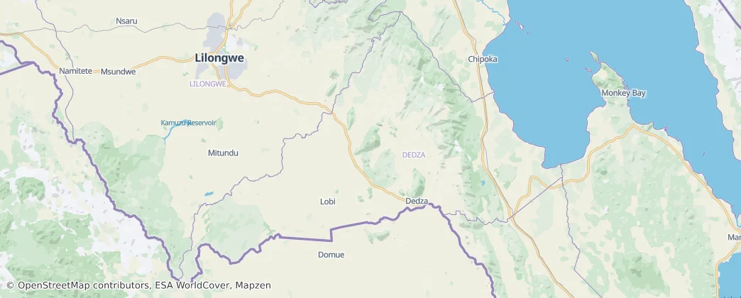 Dedza — Map