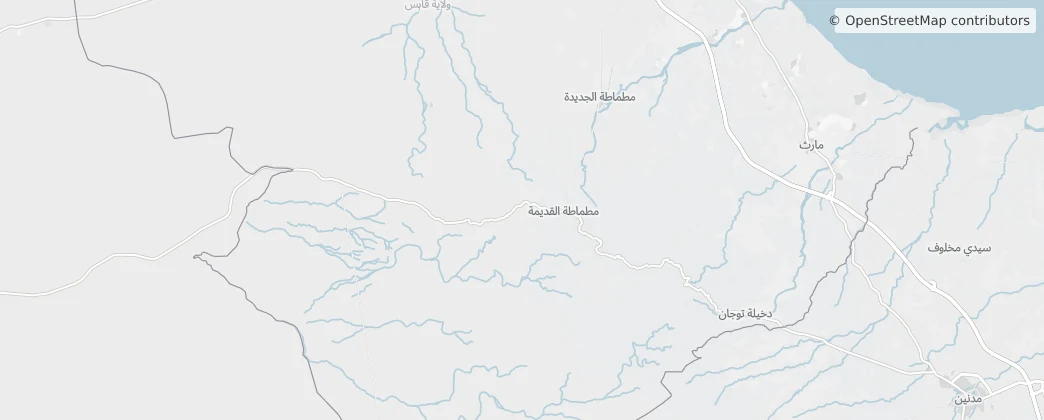 Mappa di delegation of Matmata