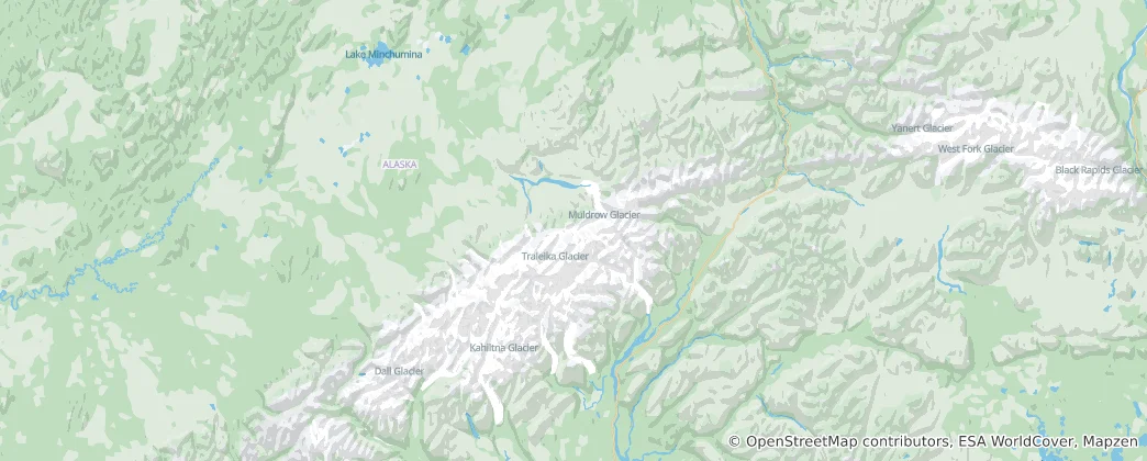 Mappa di Parco nazionale Denali
