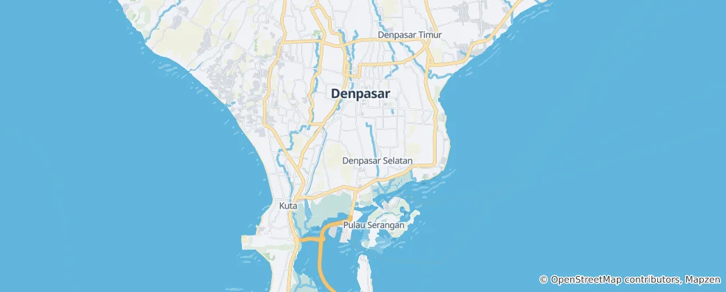 Mapa De Denpasar