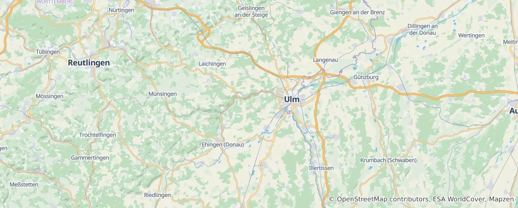 Mapa Zemský okres Alba-Dunaj
