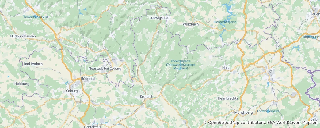 Map of Kronach