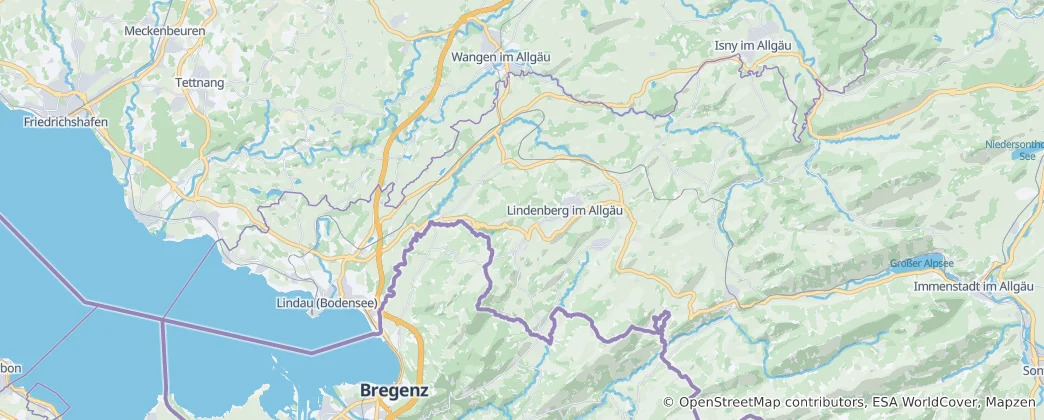 Mapa De Lindau
