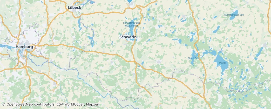 Mapa de Ludwigslust-Parchim