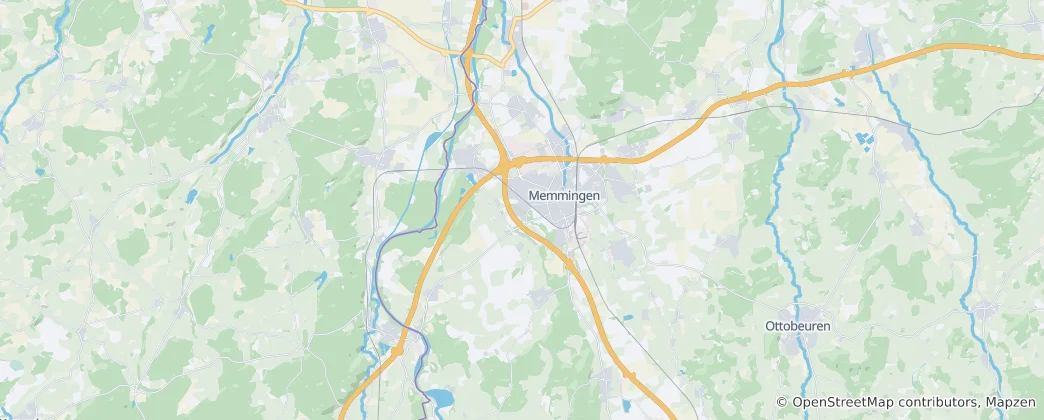 Karte von Memmingen