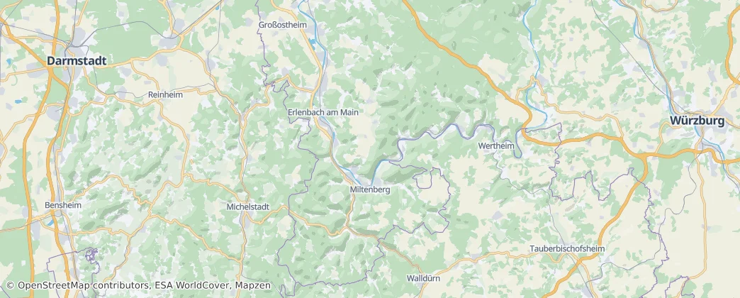 Miltenberg — Mapa