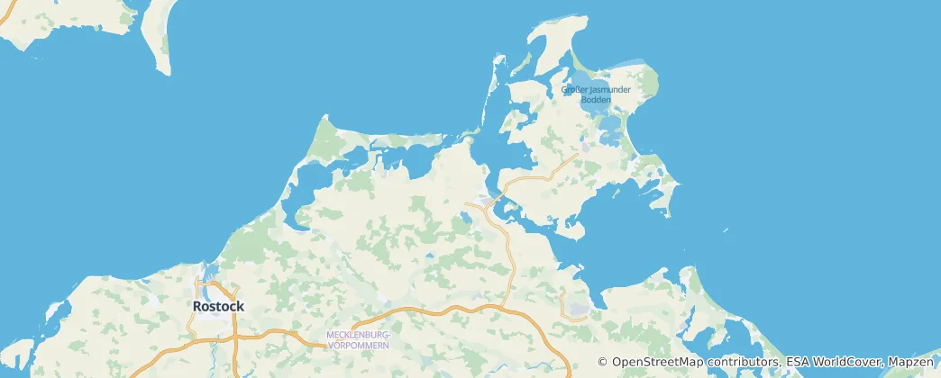 Mapa Landkreis Vorpommern-Rügen