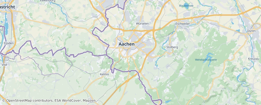 Mapa Akwizgran