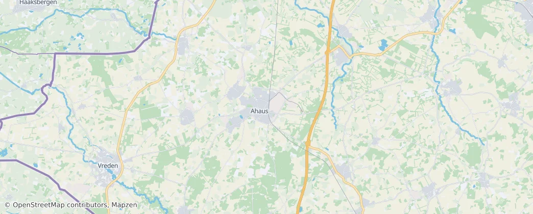 Ahaus — Mapa