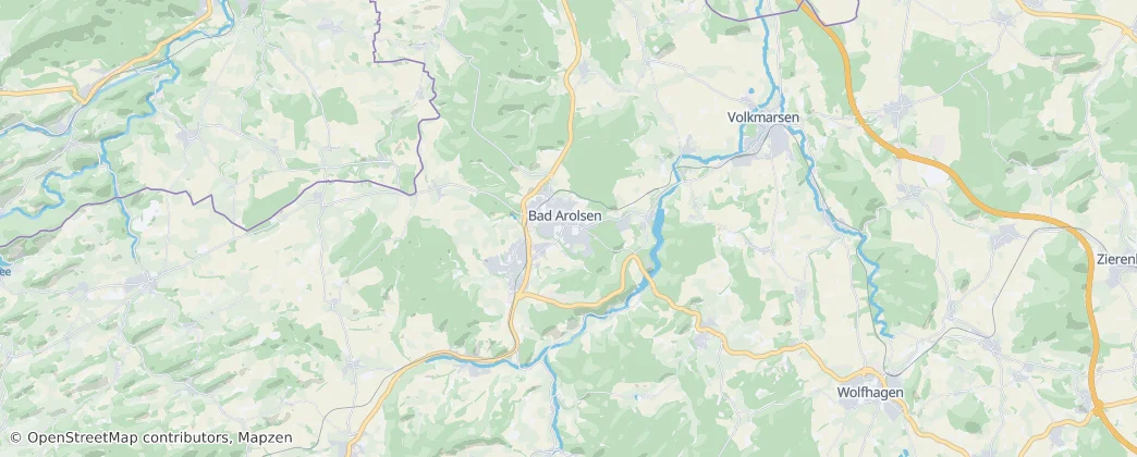 Bad Arolsen — 지도