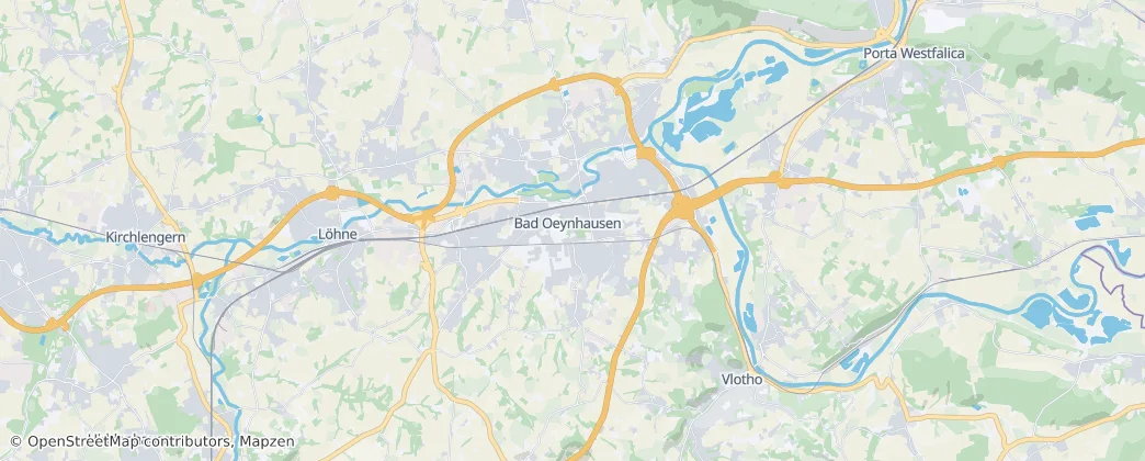 Bad Oeynhausen — Karte