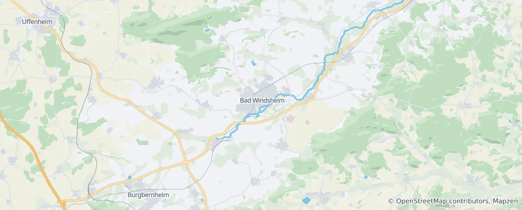 Bad Windsheim Haritası