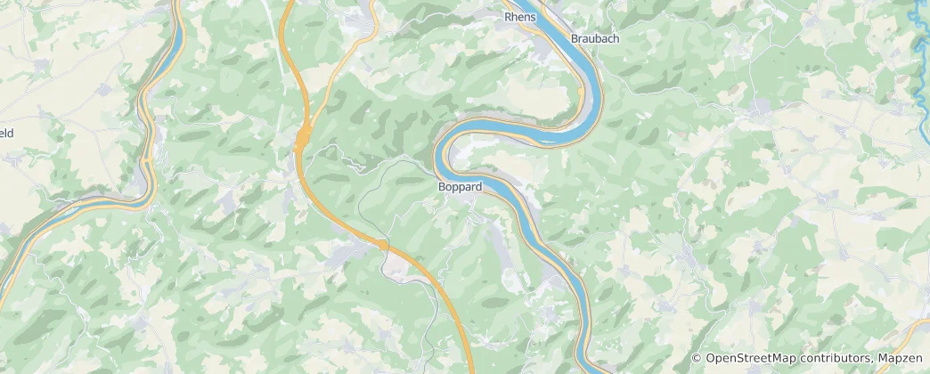 Mappa di Boppard